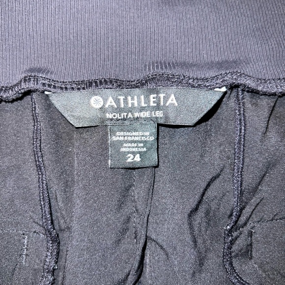 Athleta black Nolita wide leg pant plus size 24W - Picture 7 of 10